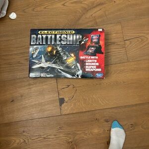 Hasbro Electronic Battleship Game - Black and Blue